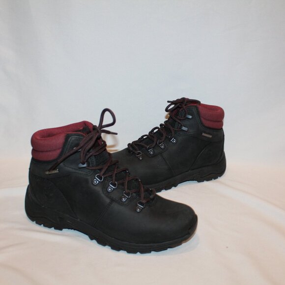 NIB TIMBERLAND WOMEN'S‎ MADDSEN MID WATERPROOF WORK WINTER BOOTS BLACK SZ 6 - Picture 2 of 6